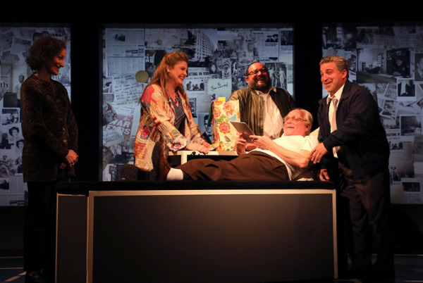 Barbra Walsh, Heather Ayers, David Baida, Joel Rooks and Carlos Lopez in Goodspeed's Hi, My Name is Ben. (c)Diane Sobolewski