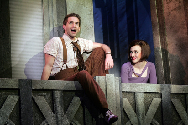 Dan DeLuca and Taylor Quick in Goodspeed's Thoroughly Modern Millie. (c)Diane Sobolewski