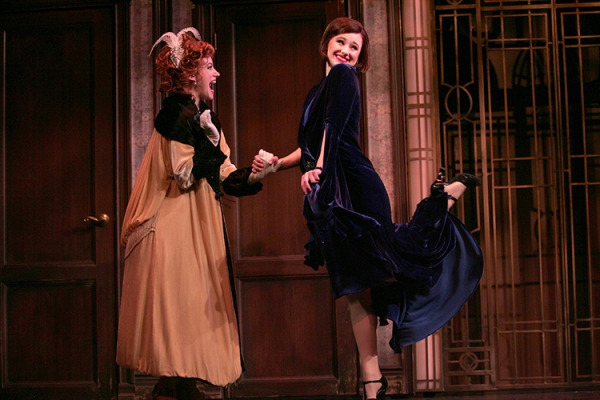 Samantha Sturm and Taylor Quick in Goodspeed's Thoroughly Modern Millie. (c)Diane Sobolewski