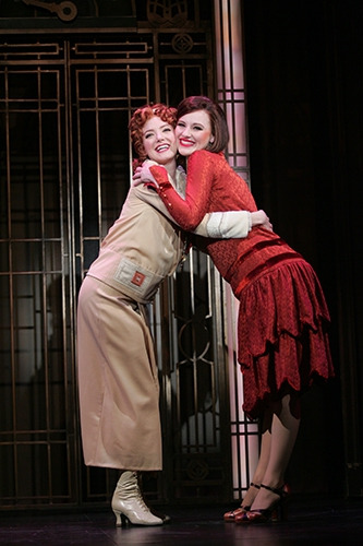 Samantha Sturm and Taylor Quick in Goodspeed's Thoroughly Modern Millie. (c)Diane Sobolewski.