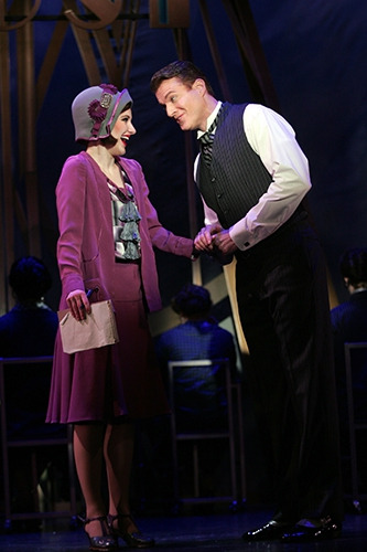 Taylor Quick and Edward Watts in Goodspeed's Thoroughly Modern Millie. (c)Diane Sobolewski