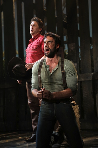 Rhett Guter and Matthew Faucher in Goodspeed's Oklahoma! (c)Diane Sobolewski