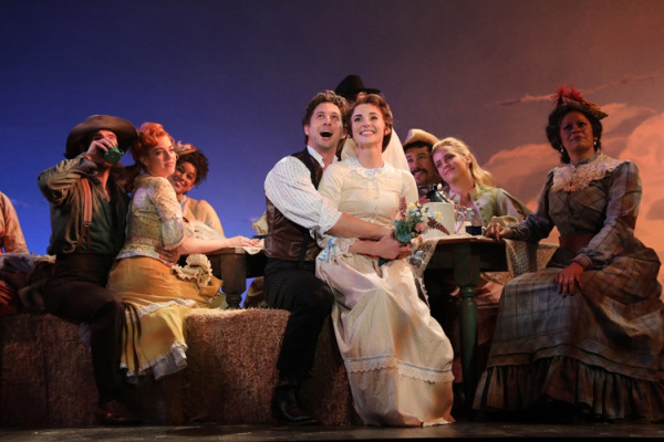 Rhett Guter, Samantha Bruce and the Cast of Oklahoma! in Goodspeed's Oklahoma! (c)Diane Sobolewski