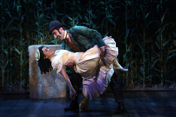 Gizel Jimenez and Matthew Curiano in Goodspeed's Oklahoma! (c)Diane Sobolewski