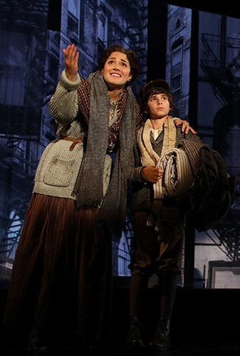 Samantha Massell and Christian Michael Camporin in Goodspeed's RAGS. (c)Diane Sobolewski