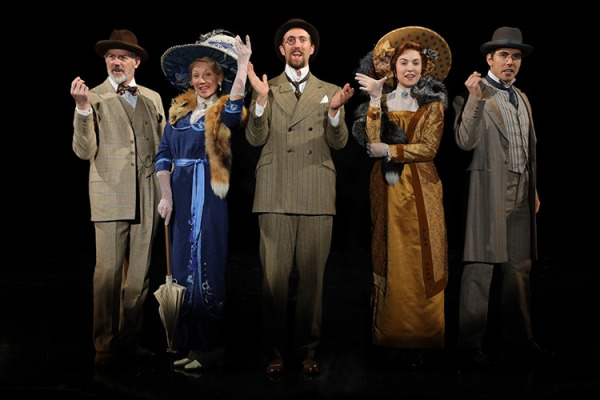 Jeff Williams, Sarah Solie, Danny Lindgren, Ellie Fishman and J.D. Daw in Goodspeed's Rags. (c) Diane Sobolewski