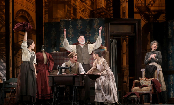 Samantha Massell, Mitch Greenberg, Nathan Salstone, Sara Kapner and Emily Zacharias in Goodspeed's Rags. (c) Diane Sobolewski