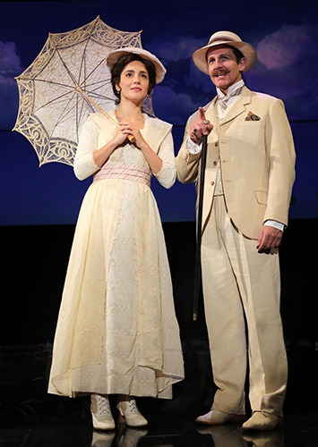 Samantha Massell and David Harris in Goodspeed's Rags. (c) Diane Sobolewski