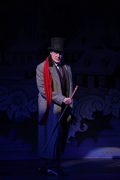 Robert Cuccioli in Goodspeed's A CONNECTICUT CHRISTMAS CAROL. (c) Diane Sobolewski