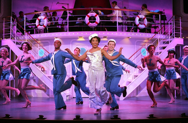 Rashidra Scott and the cast of Goodspeed's Anything Goes. (c) Diane Sobolewski