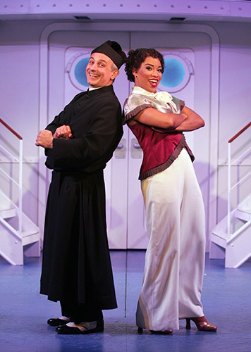 Stephen DeRosa and Rashidra Scott in Goodspeed's Anything Goes. (c) Diane Sobolewski