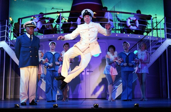 Jay Aubrey Jones, Patrick Richwood and the cast of Goodspeed's Anything Goes. (c) Diane Sobolewski