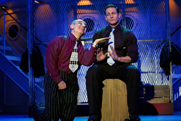 Stephen DeRosa and David Harris in Goodspeed's Anything Goes. (c) Diane Sobolewski