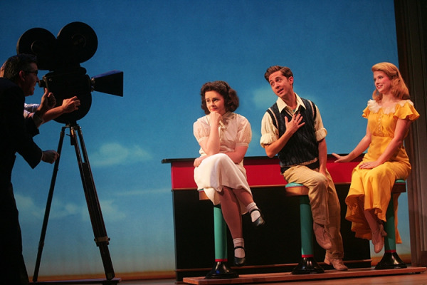Ruby Rakos, Michael Wartella and Berklea Going in Goodspeed's Chasing Rainbows. (c)Diane Sobolewski.