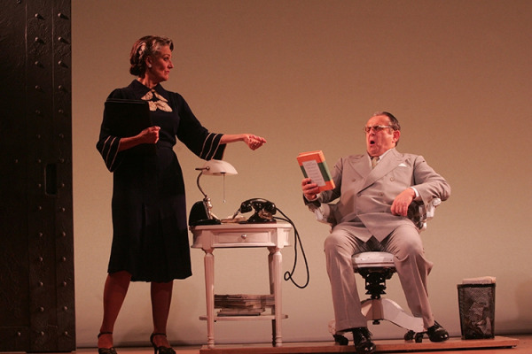 Karen Mason and Michael McCormick in Goodspeed's Chasing Rainbows. (c)Diane Sobolewski.