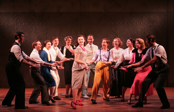A view of the cast of Goodspeed's Chasing Rainbows. (c)Diane Sobolewski.