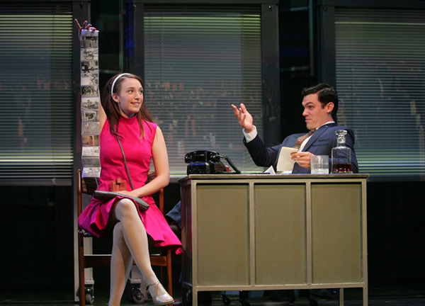 Ephie Aardema and Robert Lenzi in Goodspeed's A Sign of the Times. (c)Diane Sobolewski.