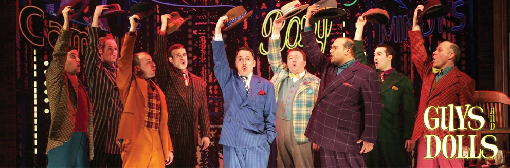 Guys and Dolls show poster