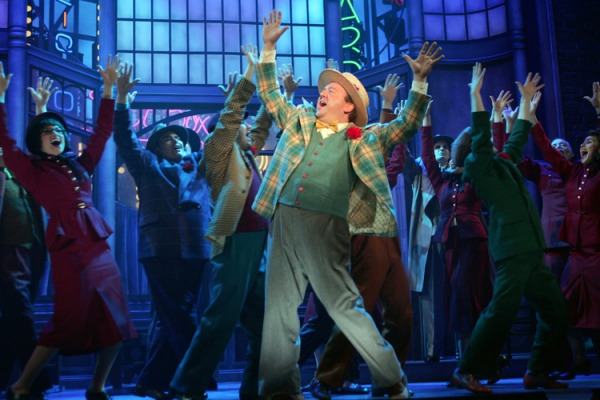 Scott Cote and the cast of Goodspeed's Guys and Dolls. (c) Diane Sobolewski