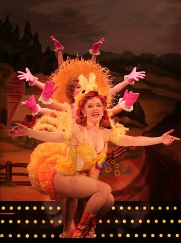 Nancy Anderson and the cast of Goodspeed's Guys and Dolls. (c) Diane Sobolewski