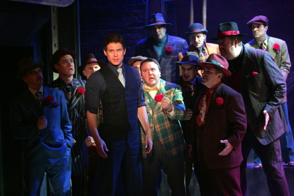 Tony Roach and the cast of Goodspeed's Guys and Dolls. (c) Diane Sobolewski