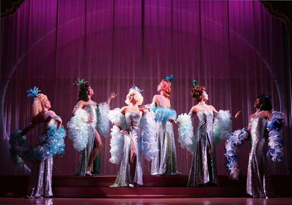 The cast of Goodspeed's La Cage aux Folles. Photo by Diane Sobolewski.