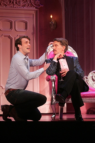 Conor Ryan and James Lloyd Reynolds in Goodspeed's La Cage aux Folles. Photo by Diane Sobolewski.
