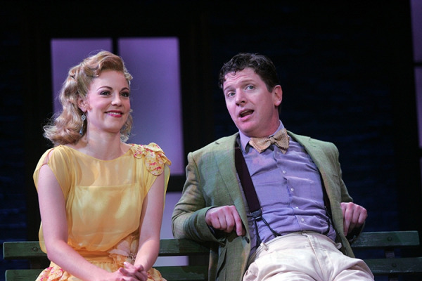 Kirsten Scott and Duke Lafoon in Goodspeed's A WONDERFUL LIFE. (c)Diane Sobolewski