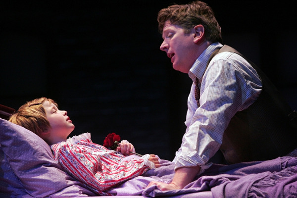 Ella Briggs and Duke Lafoon in Goodspeed's A WONDERFUL LIFE. (c) Diane Sobolewski