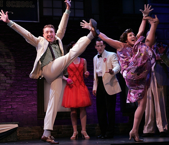 John T. Wolfe, Maddy Apple and the cast of Goodspeed's A WONDERFUL LIFE. (c)Diane Sobolewski