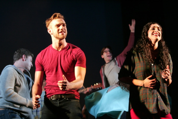 Mack Shirilla, Jennifer Apple, and the cast of Goodspeed's THE THEORY OF RELATIVITY. (c)Diane Sobolewski