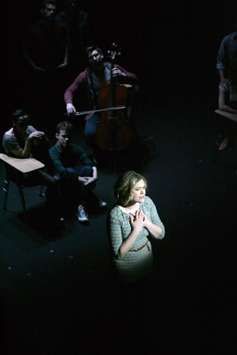 Jane Bruce and the cast of Goodspeed's THE THEORY OF RELATIVITY. (c)Diane Sobolewski