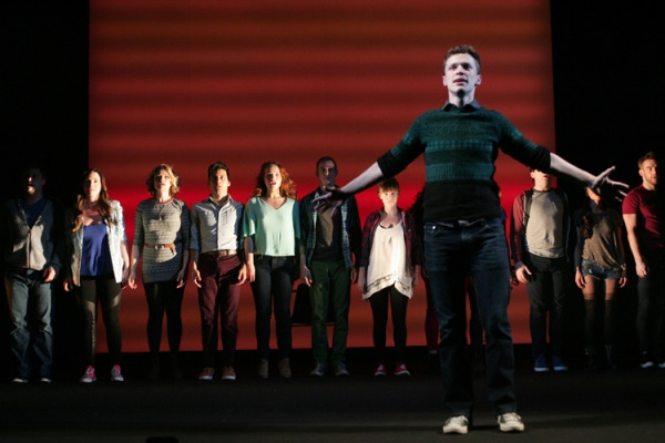 Kurt Hellerich and the cast of Goodspeed's THE THEORY OF RELATIVITY. (c)Diane Sobolewski