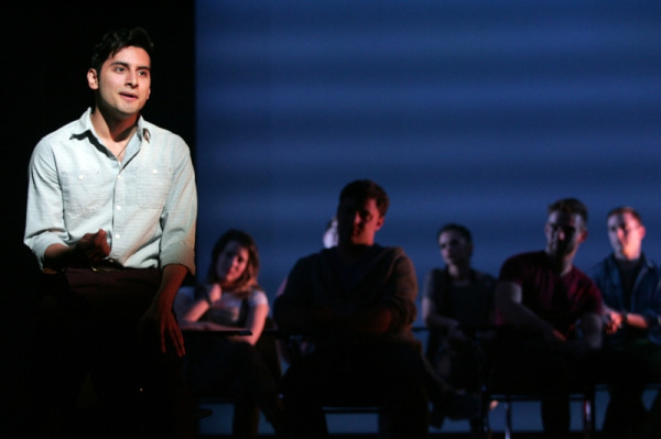 Robert Ariza and the cast of Goodspeed's THE THEORY OF RELATIVITY. (c)Diane Sobolewski