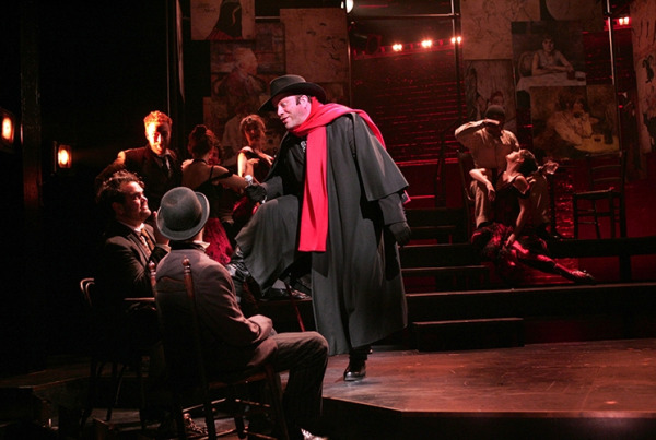 Chad Jennings with the cast of Goodspeed's MY PARIS. Photo by Diane Sobolewski.