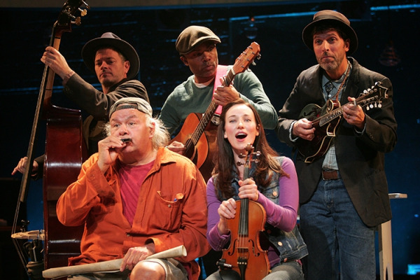 Paul Lincoln, Jahi A. Kearse, David Finch, Gary Farmer and Elizabeth A. Davis in Goodspeed's INDIAN JOE. (c)Diane Sobolewski