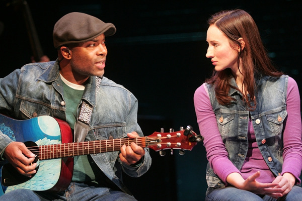 Jahi A. Kearse and Elizabeth A. Davis in Goodspeed's INDIAN JOE. (c) Diane Sobolewski