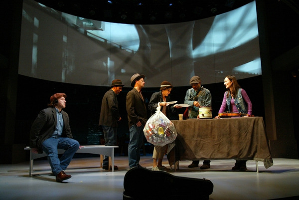 Luke Holloway, David Finch, Paul Lincoln, Marion Markham, Jahi A. Kearse and Elizabeth A. Davis in Goodspeed's INDIAN JOE. (c)Diane Sobolewski