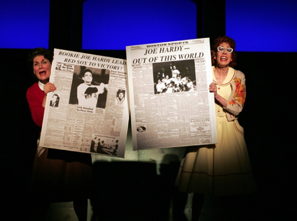 Kristine Zbornik and Allyce Beasley in Goodspeed's DAMN YANKEES. (c)Diane Sobolewski.