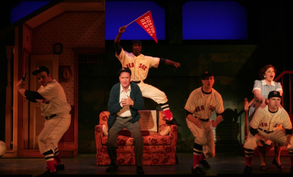 James Judy and the cast of Goodspeed's DAMN YANKEES. (c)Diane Sobolewski.