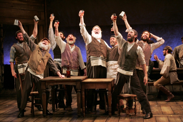 The cast of Goodspeed's FIDDLER ON THE ROOF. (c) Diane Sobolewski