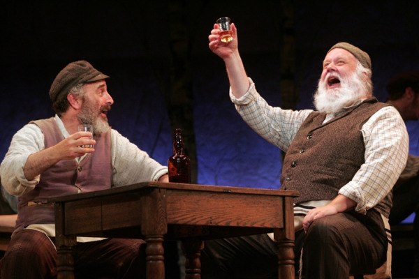 Adam Heller and John Payonk in Goodspeed's FIDDLER ON THE ROOF. (c)Diane Sobolewski