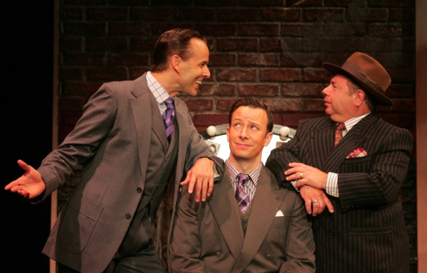 Noah Racey, Tally Sessions and Danny Rutigliano in Goodspeed's IRVING BERLIN'S HOLIDAY INN. (c)Diane Sobolewski