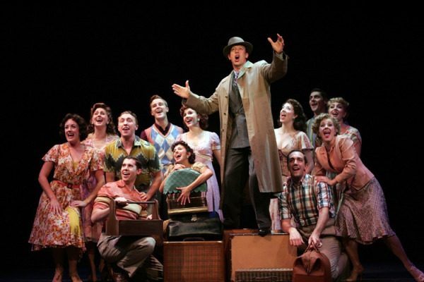 Tally Sessions and the Cast of Goodspeed's IRVING BERLI'NS HOLIDAY INN. (c)Diane Sobolewski