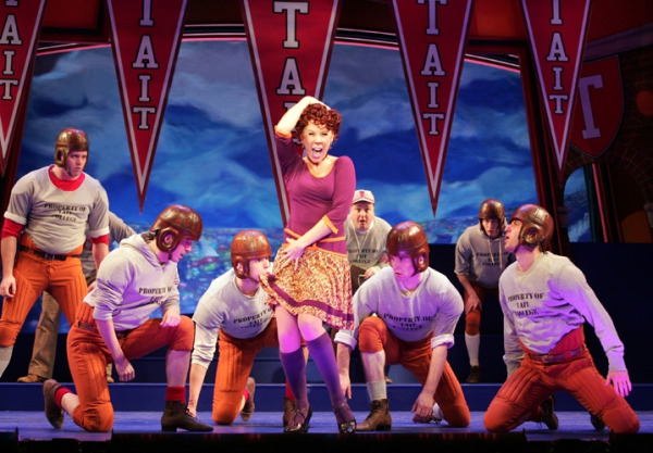 Tessa Faye and the cast of Goodspeed's Good News. Photo by Diane Sobolewski