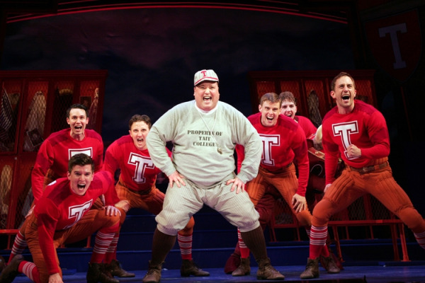 A view of the cast of Goodspeed's GOOD NEWS. Photo by Diane Sobolewski
