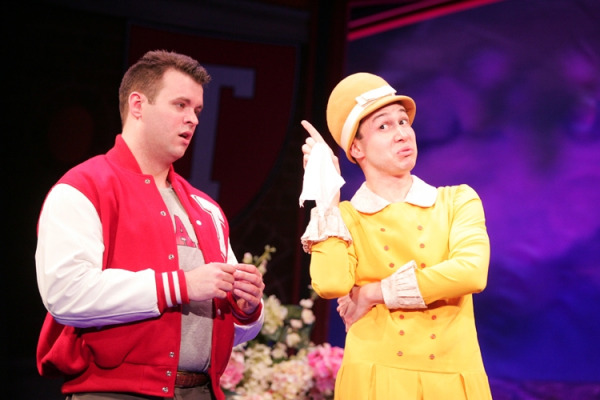 Barry Shafrin and Myles J. McHale  in Goodspeed's Good News. Photo by Diane Sobolewski