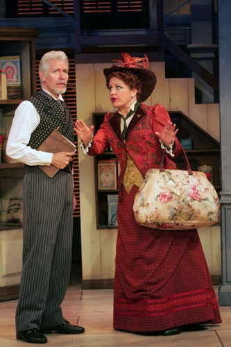 Tony Sheldon and Klea Blackhurst in Goodspeed's HELLO DOLLY. (c) Diane Sobolewski