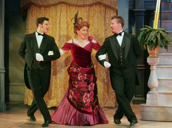 Will Burton, Klea Blackhurst, Steve Geary and Goodspeed's HELLO DOLLY. (c) Diane Sobolewski