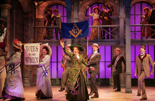 Klea Blackhurst and cast of Goodspeed's HELLO DOLLY. (c) Diane Sobolewski